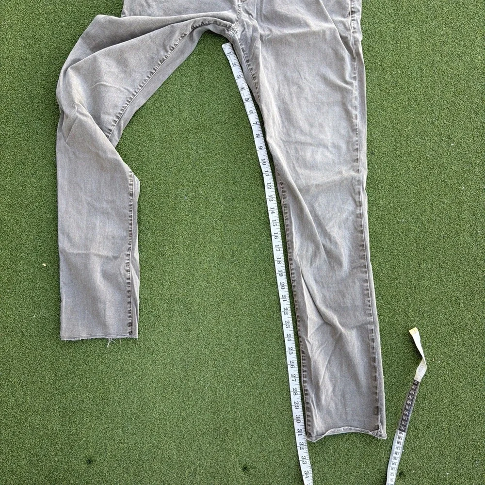 James Perse Brushed Twill 5 Pocket Pants Brown Men 30x31 UNHEMMED Slim $325